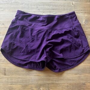Lululemon High Rise 4 inch inseam - Purple - Size 10